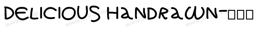 Delicious Handrawn字体转换